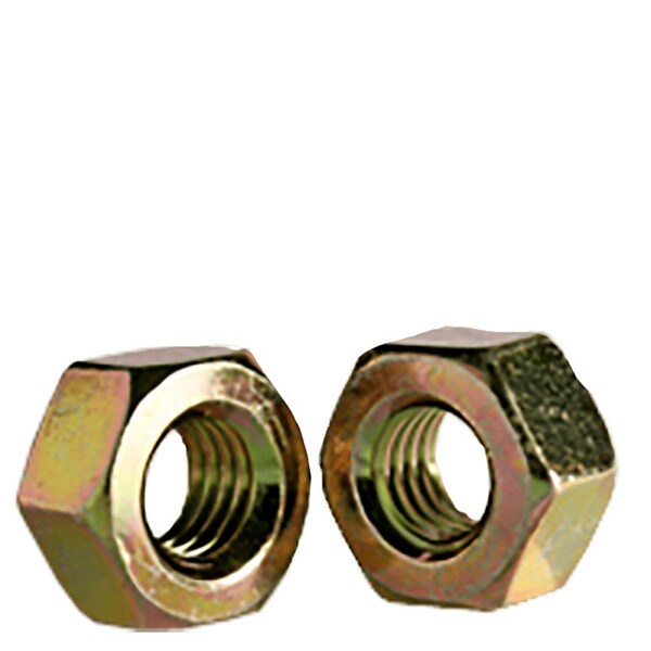 Newport Fasteners Heavy Hex Nut, 3/4"-10, Steel, Grade A, Zinc Yellow, 47/64 in Ht, 250 PK 924723-BR-250 - main